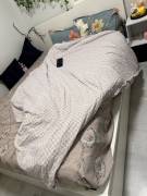 Queen size bed and mattress 