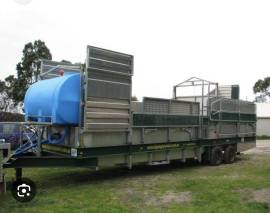 Sheep Dip Trailer and Small Isuzu Truck