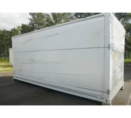 Expandable container home, unexpanded, in 30ft container